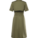 Abito trench in popeline di cotone 8117709 C1424 BURBERRY 