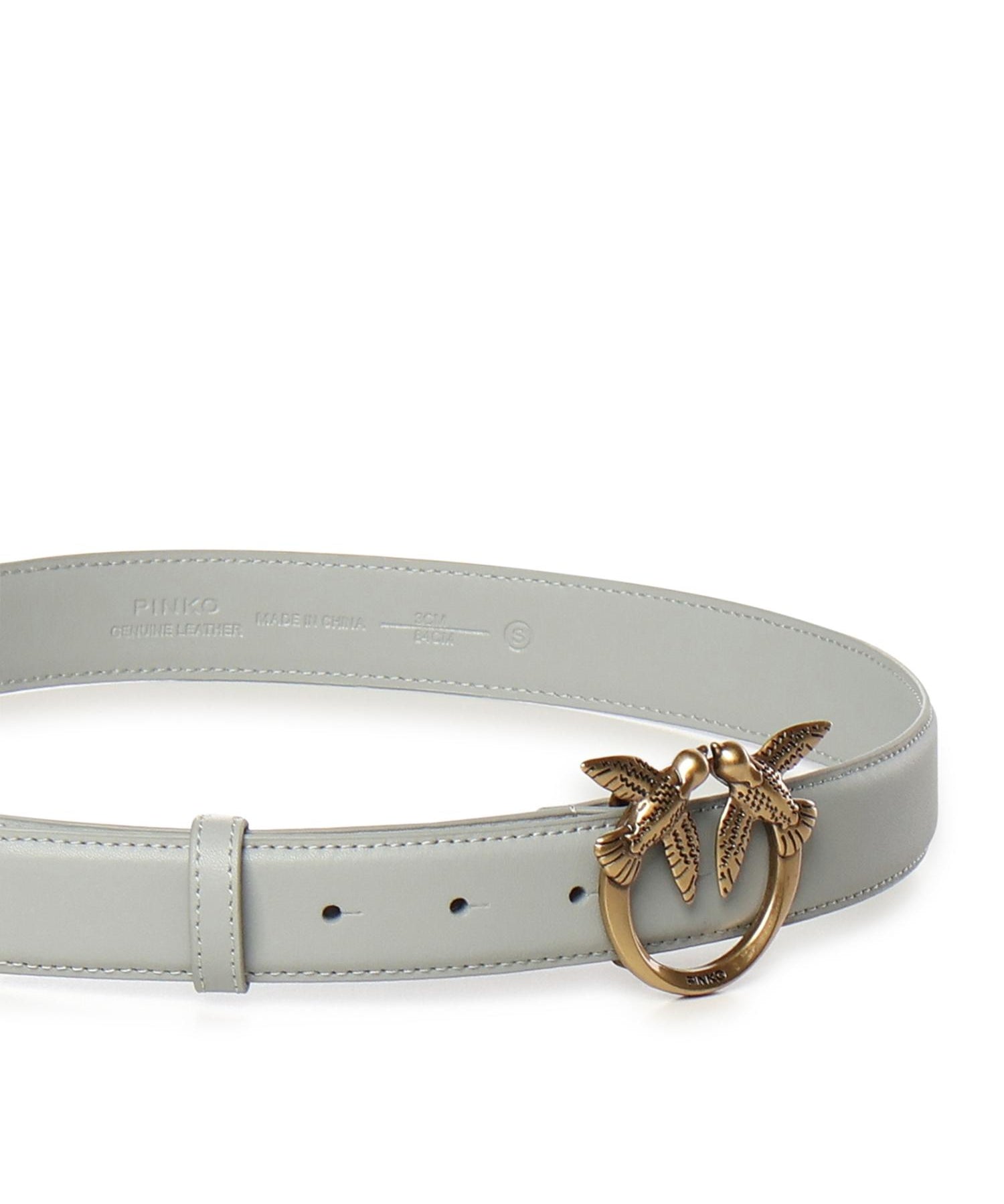 Cintura Love Birds in pelle 100125 A0F1K32Q PINKO 