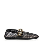 Ballerine Flat gioiello in rete<BR/> AA3A067TK062 999 ALAIA 