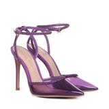 Décolleté con cinturino G95406.15RIC.PLCFRFR PLEXI+CAMOSCIOFREESIA+FREESI GIANVITO ROSSI 