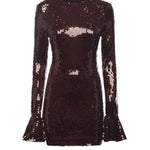 Abito mini in paillettes<BR/> 114614 2734 ROTATE 