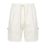 Shorts cargo in misto lino e cotone MASTYF -PANNA GIULIANO GALIANO 