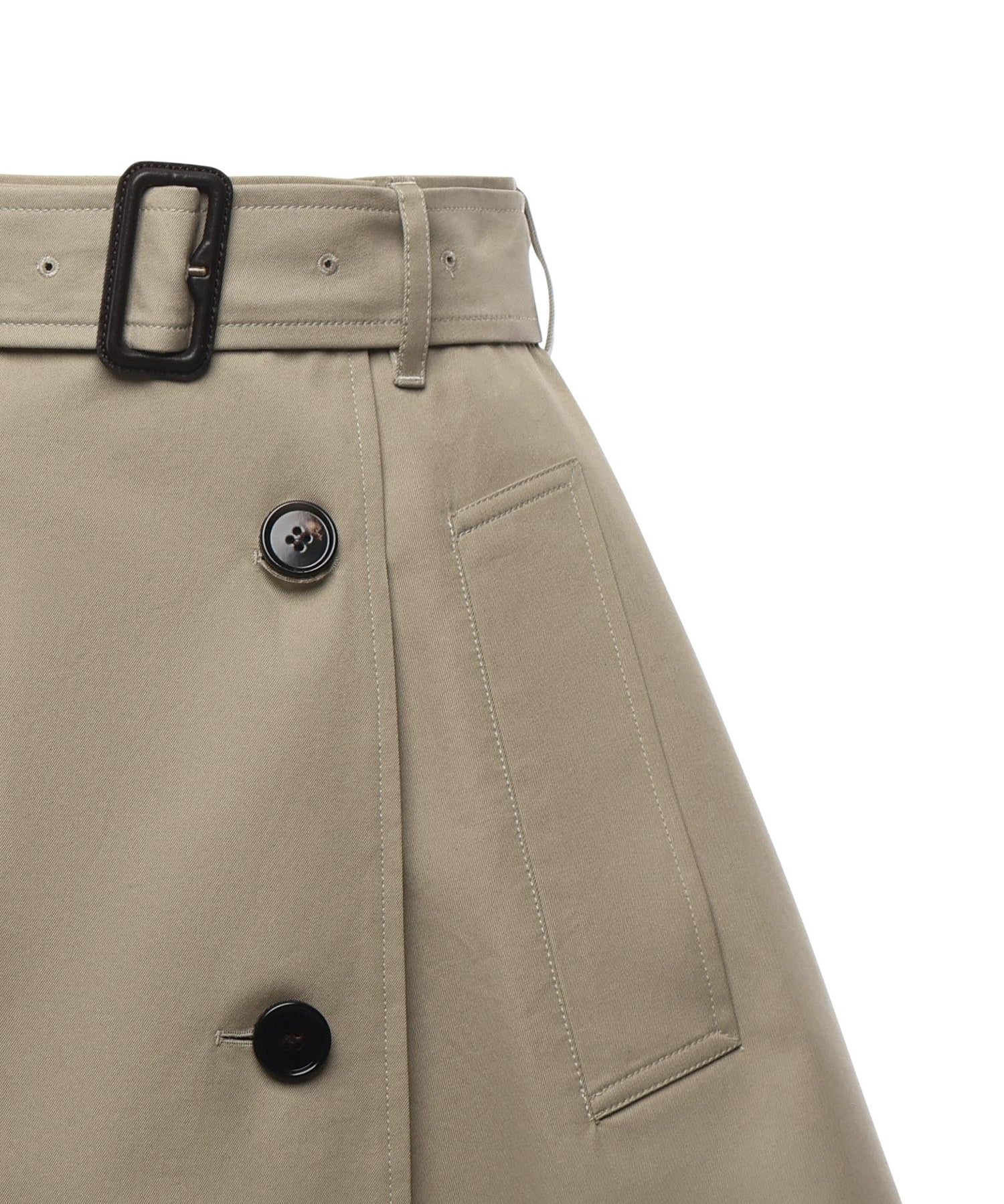 Minigonna trench in gabardine di cotone 8116006 C2247 BURBERRY 