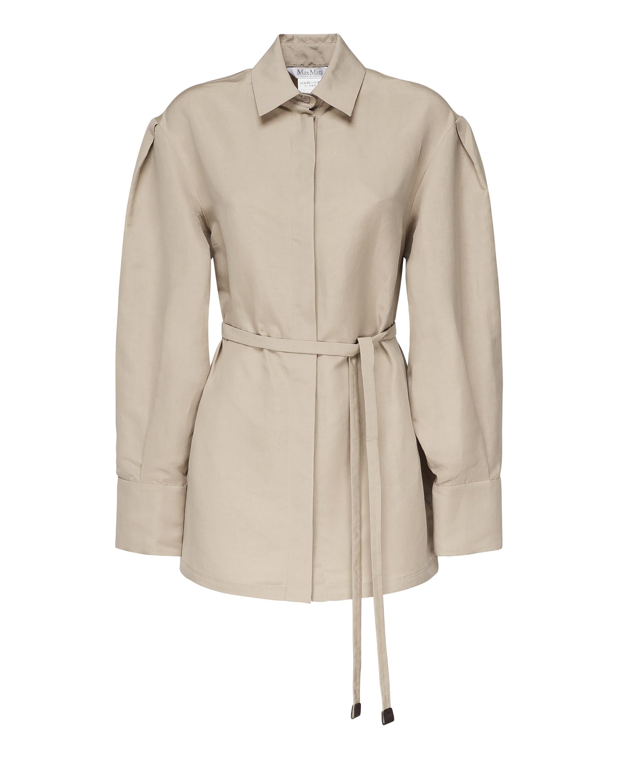 Camicia Affari in lino e seta<BR/> 2511191039600 001 MAX MARA 