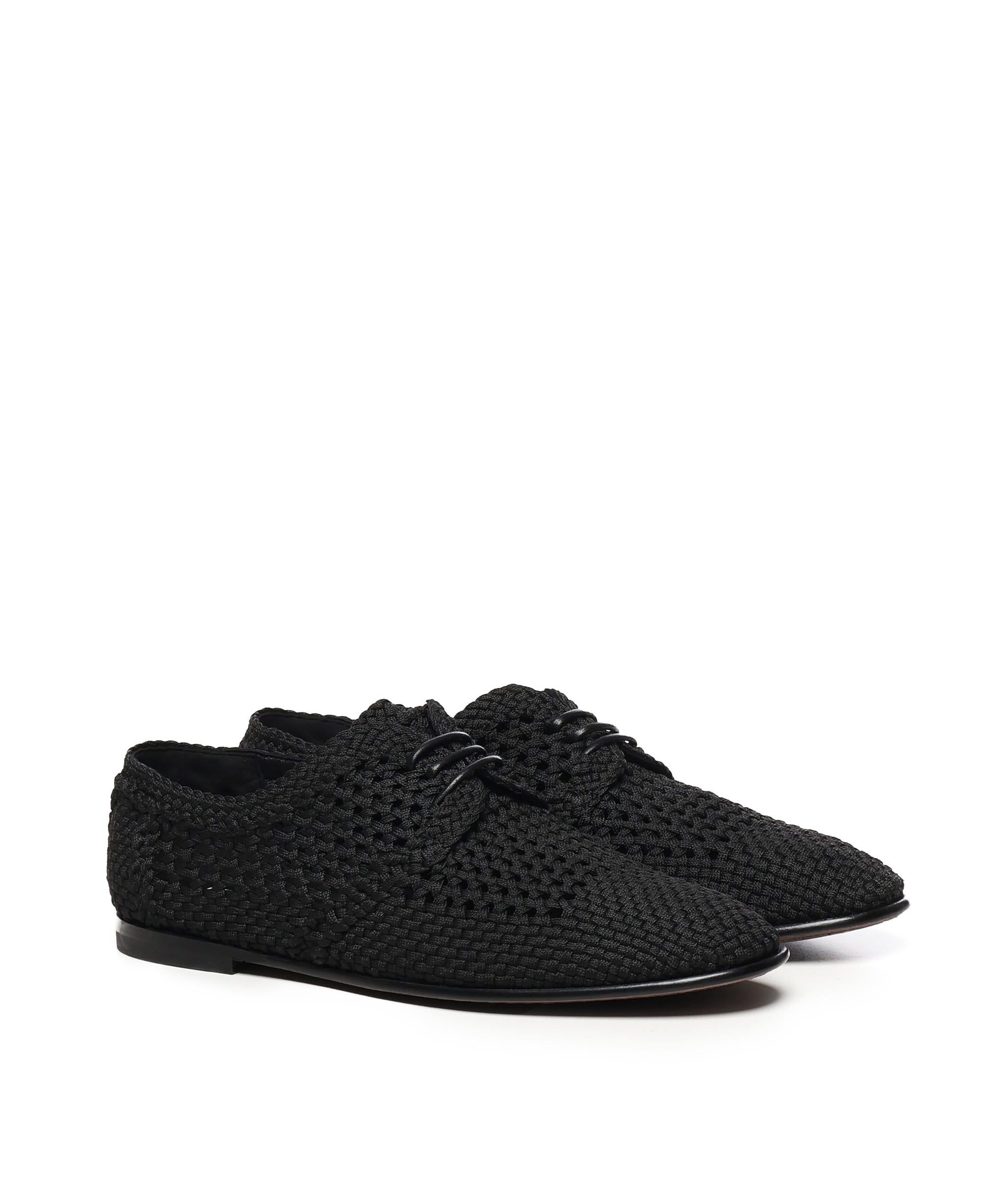 Derby in tessuto intrecciata A10863 A9L6480999 DOLCE & GABBANA 