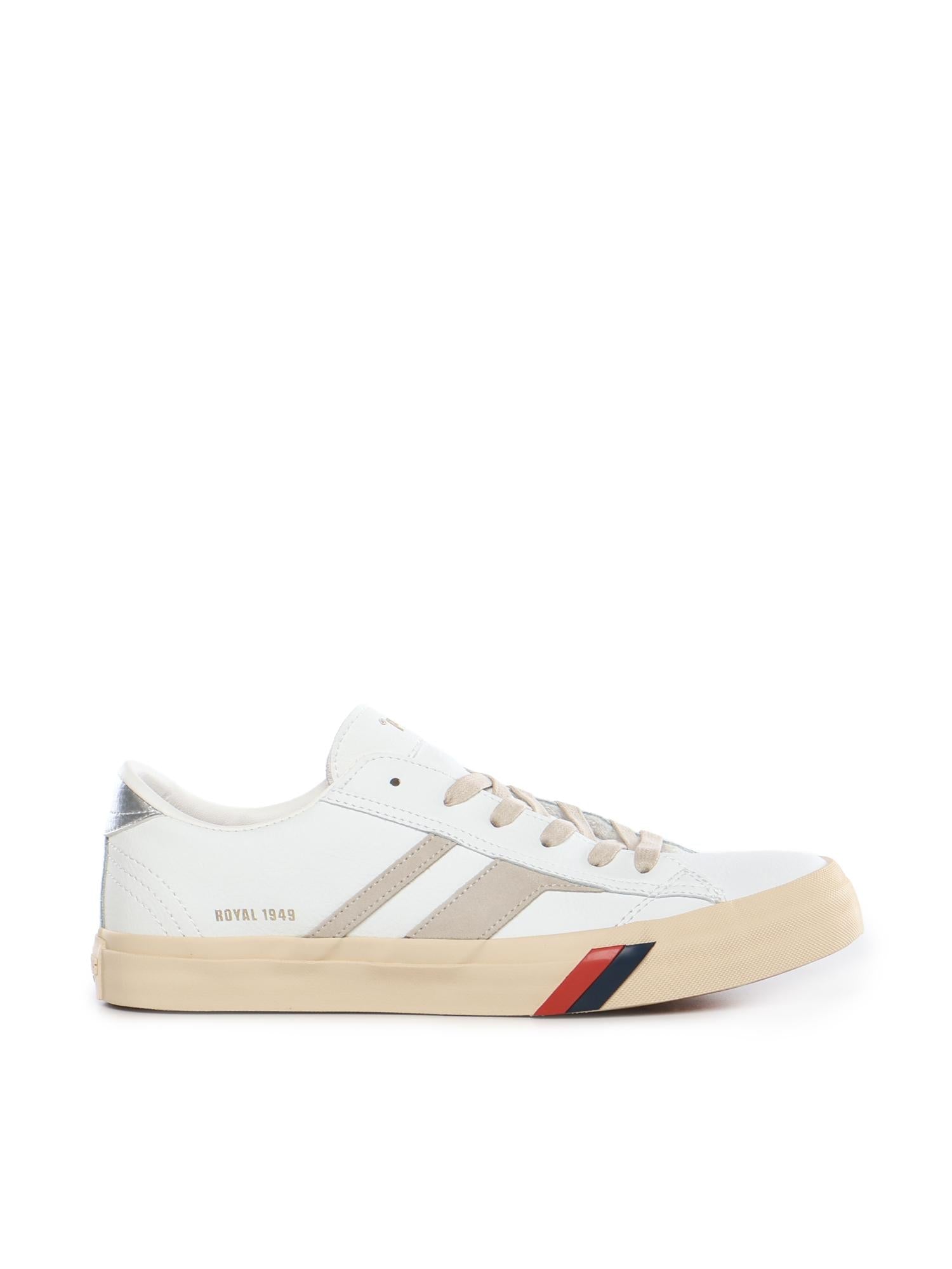 Sneaker Royal Classic<BR/> RC226SLMLSWH00008 WHITE/SILVER PRO-KEDS 