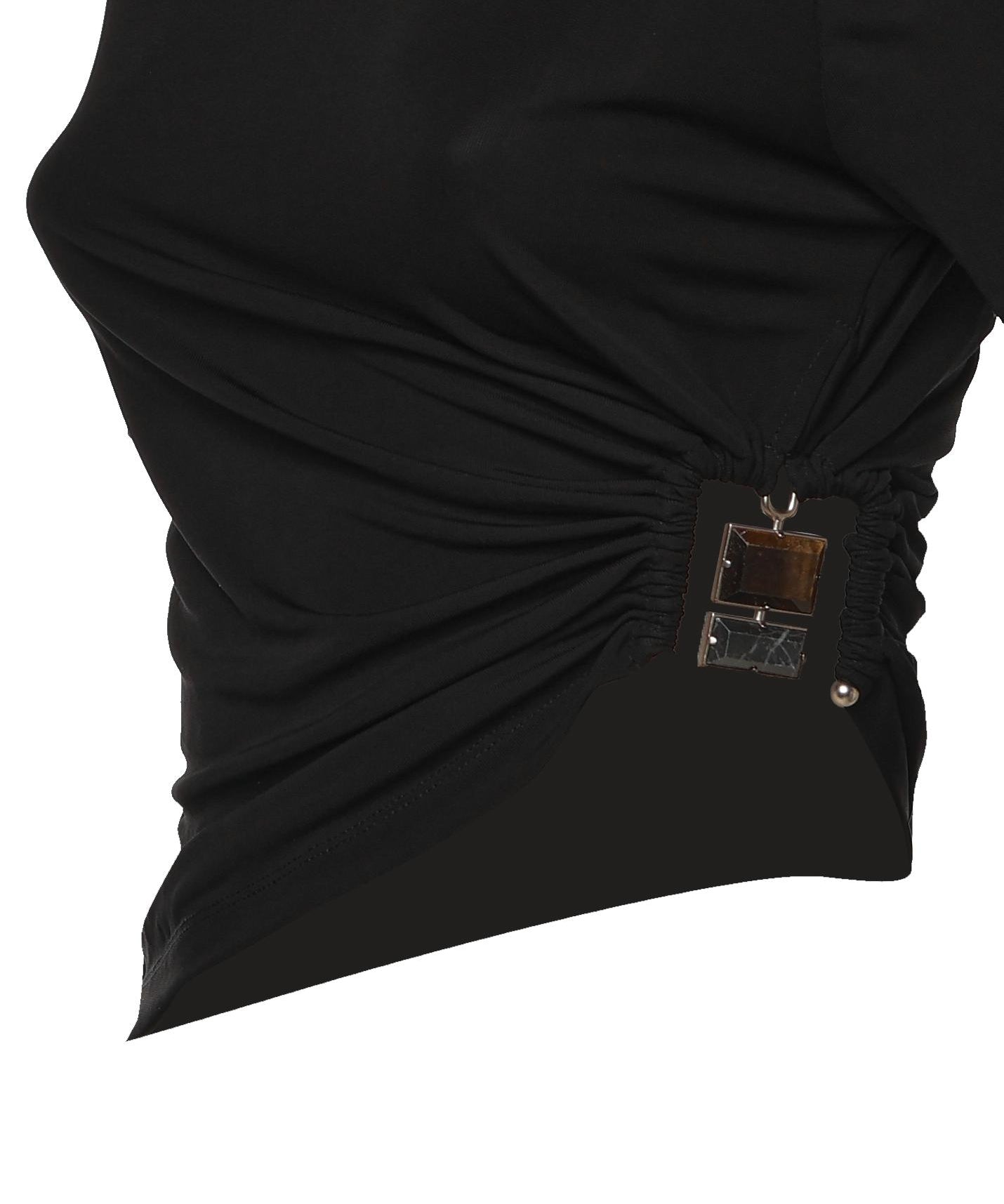 T-shirt Bezel in jersey 26011762 BLACK CHRISTOPHER ESBER 