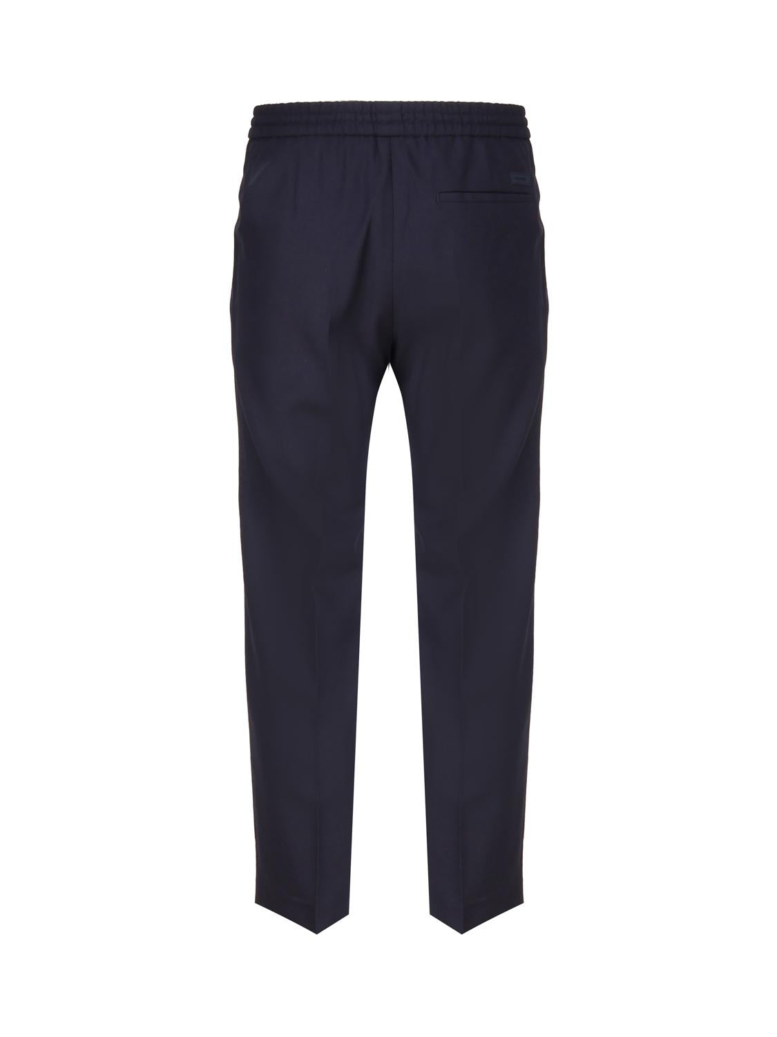 Pantaloni stile tuta gamba dritta in lana vergine K10K109956 -DW4 CALVIN KLEIN 