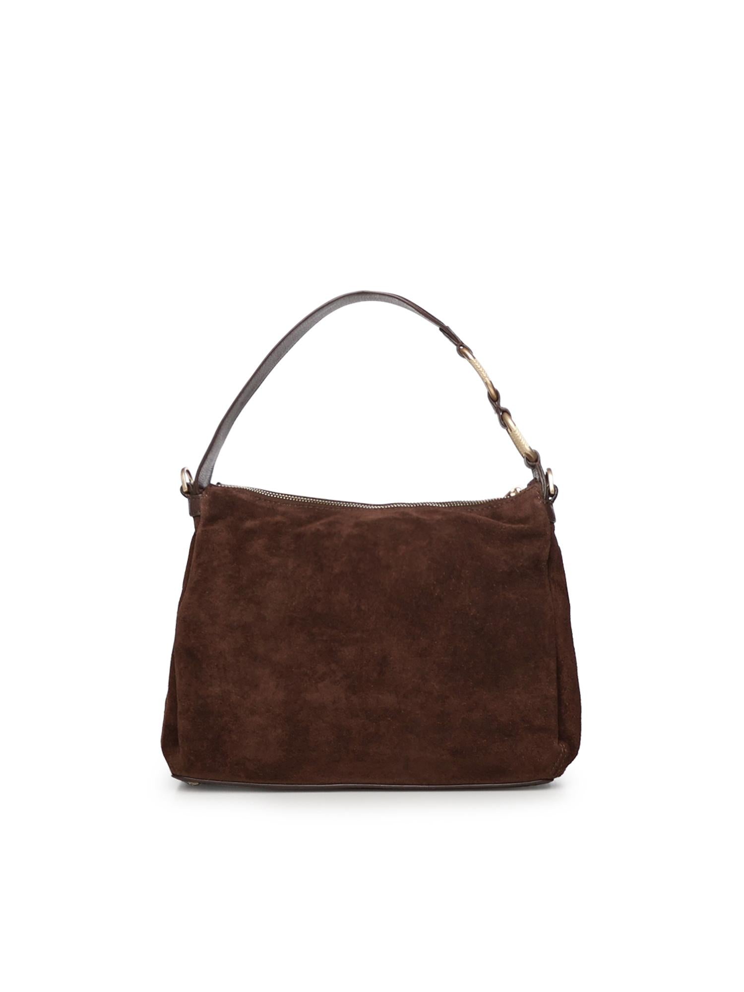 Borsa a spalla in camoscio BIBP9DP01C TESTA DI MORO BIASIA 