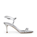 Sandali Ciagapla in pelle metallizzata 1263168 0454 MANOLO BLAHNIK 