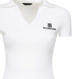 Polo con logo 835501 T52319040 BALENCIAGA 