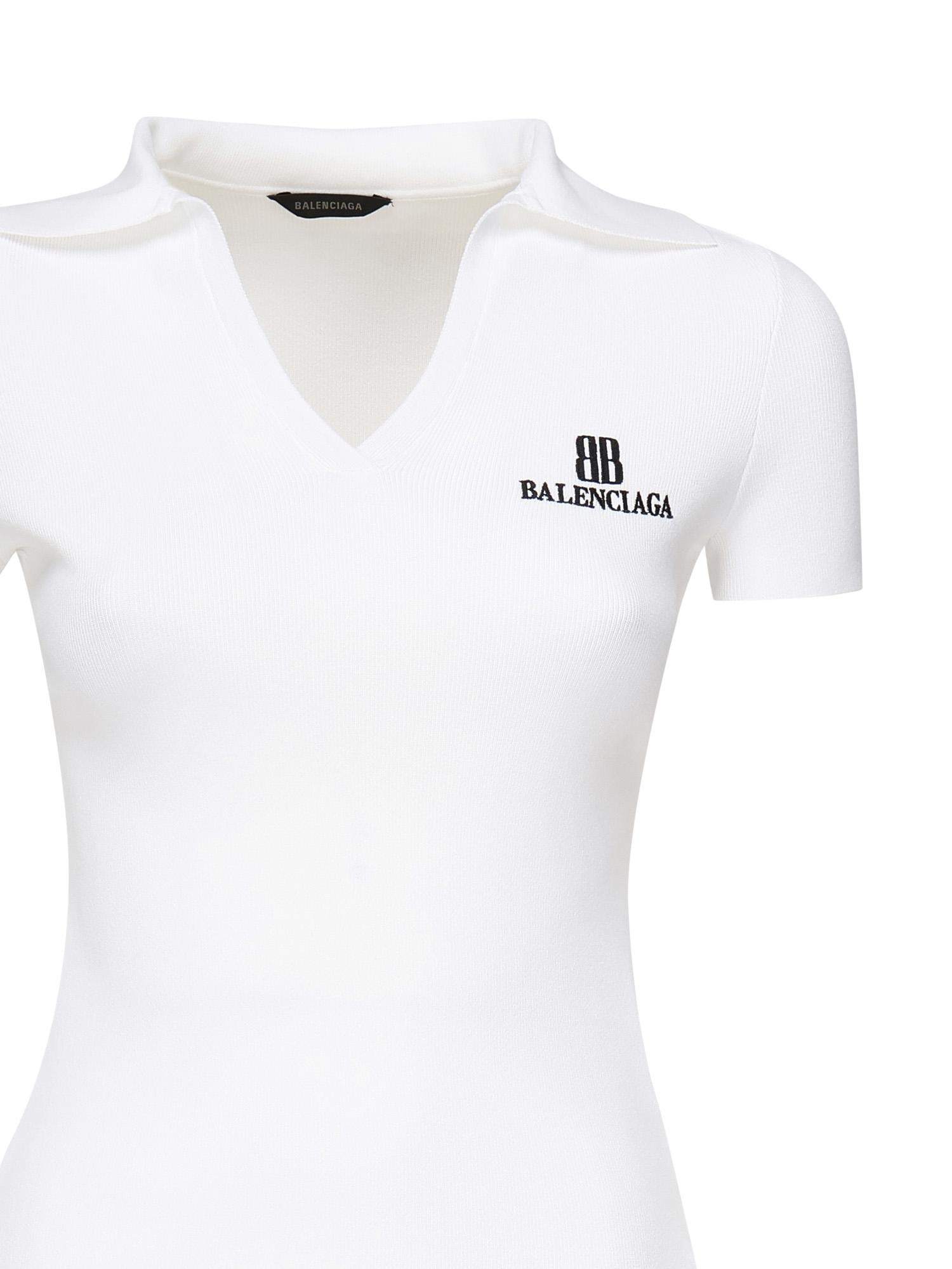 Polo con logo 835501 T52319040 BALENCIAGA 