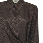 Camicia in seta FF jacquard FS8287 AUQGF1T6H FENDI 