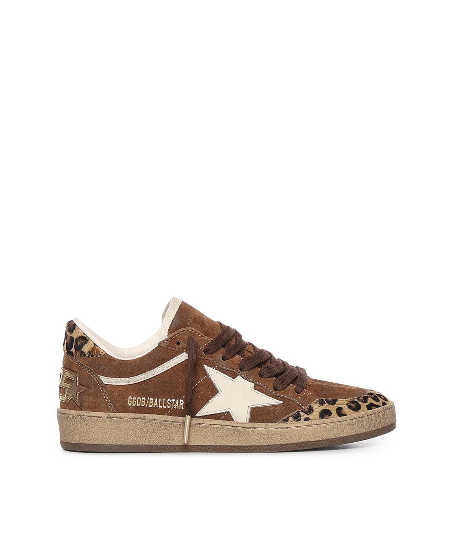 Sneaker Ball Star in pelle<BR/> GWF00117 F00806455732 GOLDEN GOOSE 
