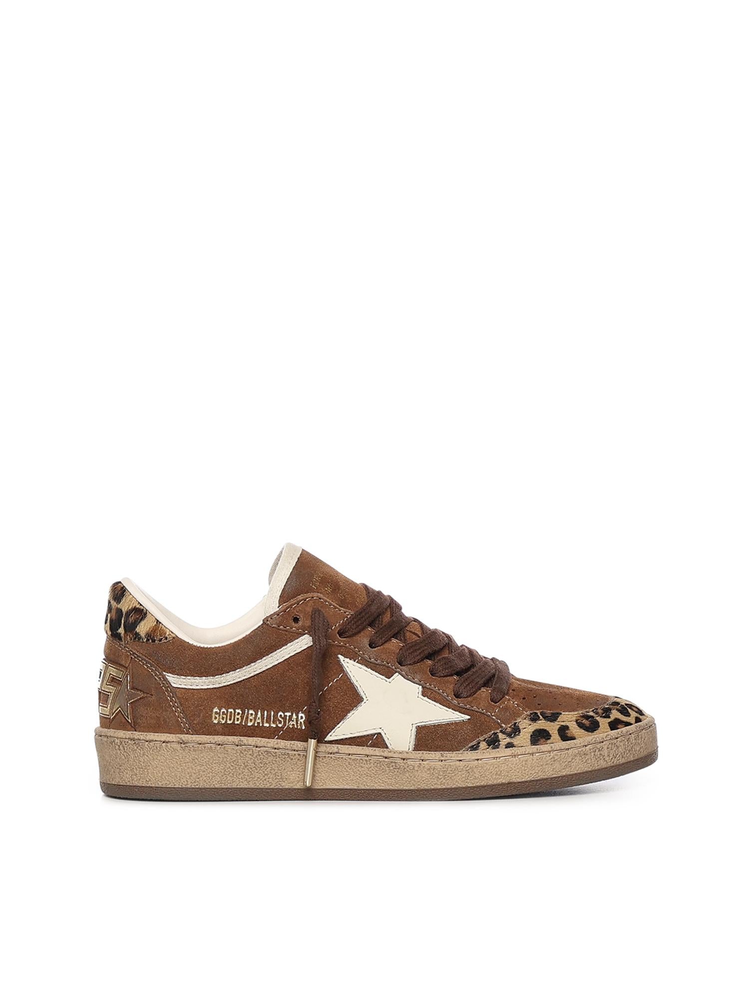 Sneaker Ball Star in pelle<BR/> GWF00117 F00806455732 GOLDEN GOOSE 