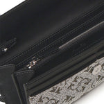 Portafoglio in pelle full strass con tracolla 103765 A20DZZFN PINKO 