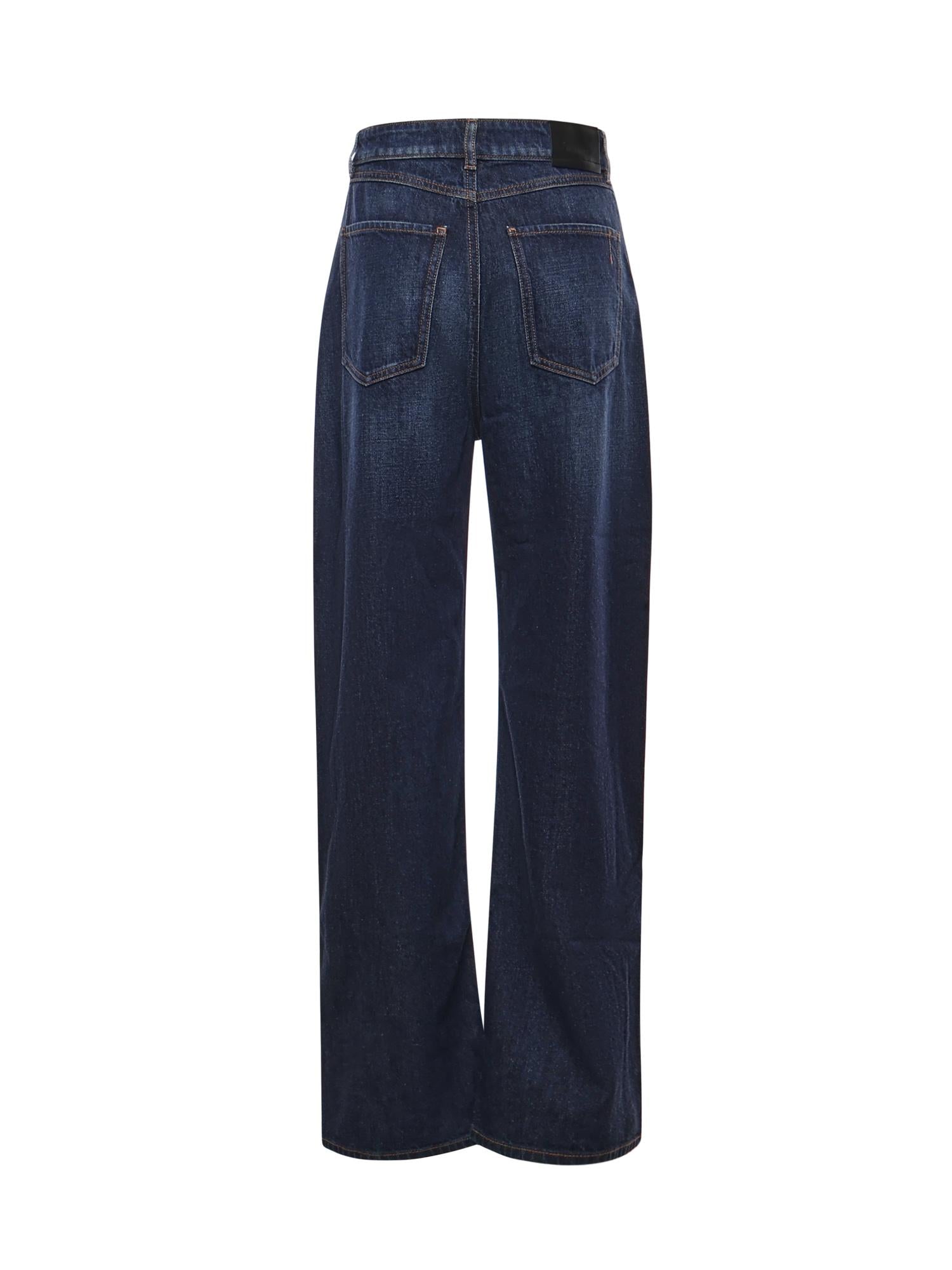 Jeans wide leg con bottoni<BR/> 2522186212600 007 SPORTMAX 