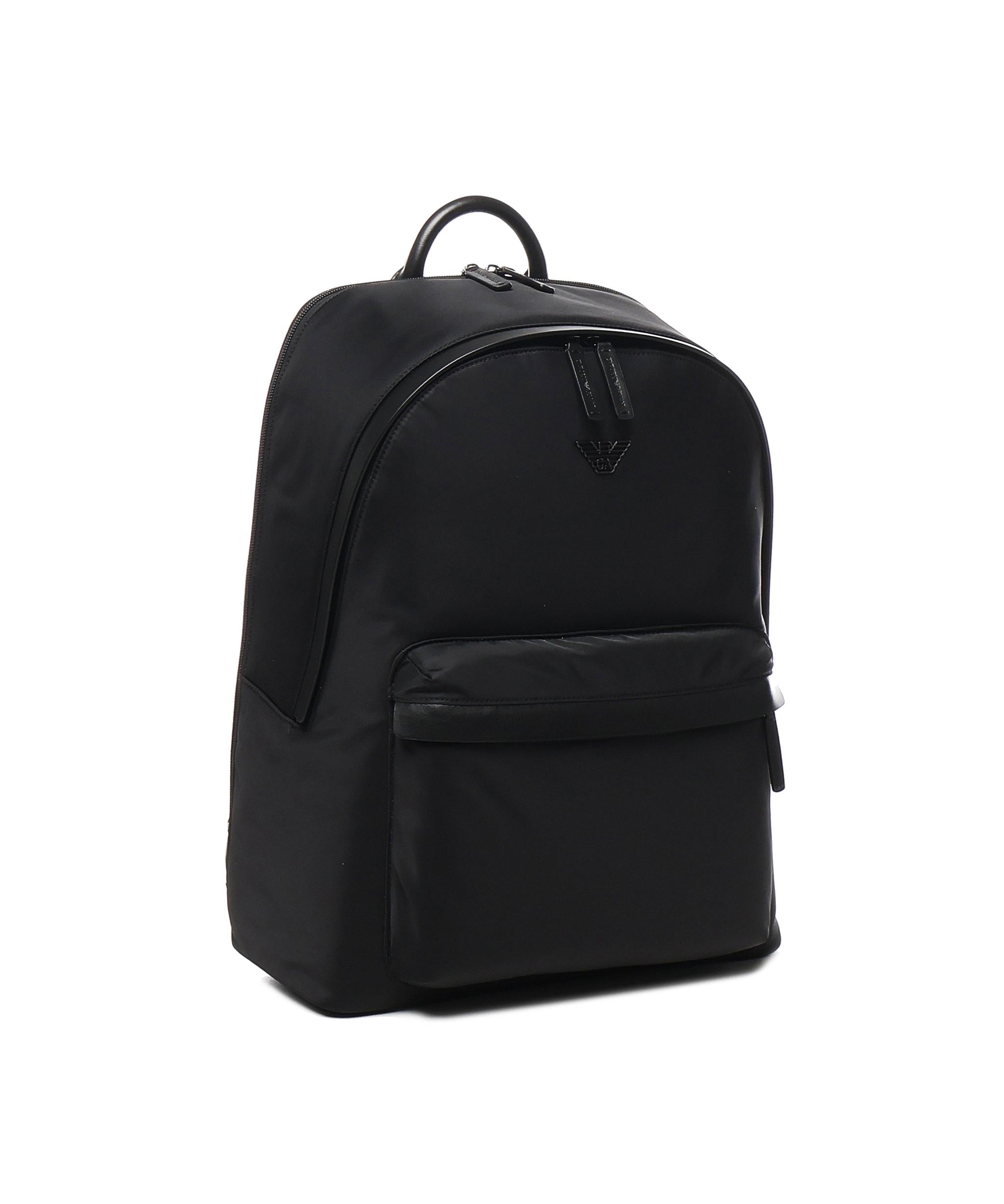 Zaino Roundshape in nylon con dettagli in pelle EM001795 AF13454UC001 EMPORIO ARMANI 
