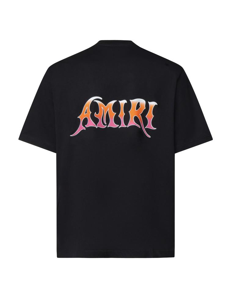 T-shirt con logo in cotone AMTOJR1170 001 AMIRI 