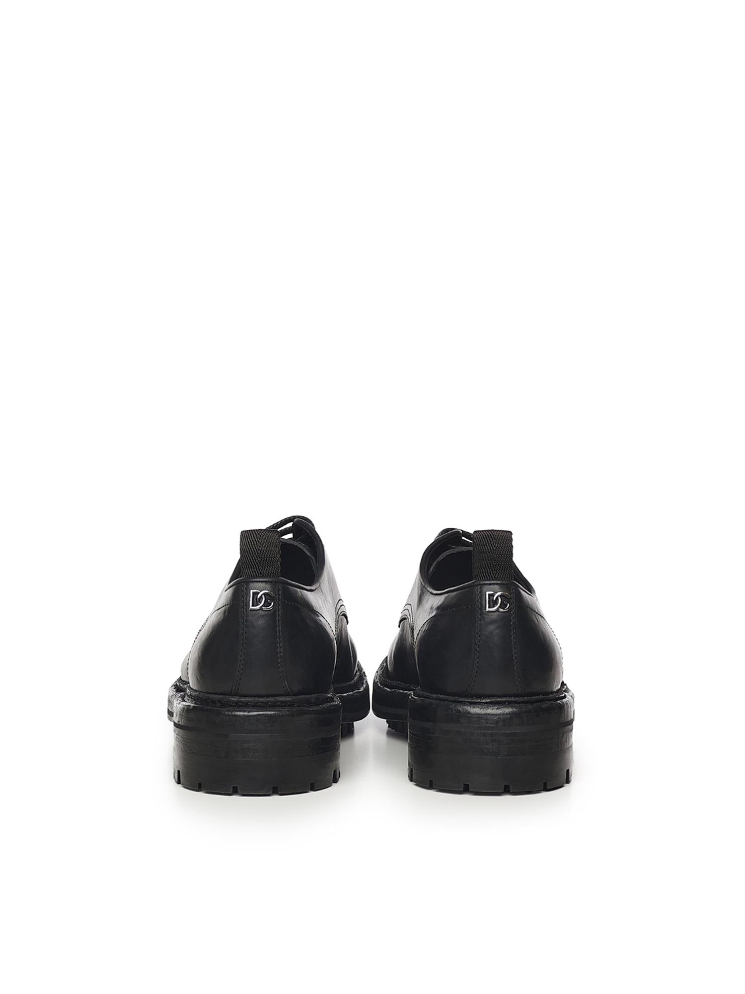 Derby in pelle A10889 AV32580999 DOLCE & GABBANA 