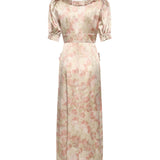 Abito midi in jacquard di seta stampata FABX4280F4680 1882 ALESSANDRA RICH 