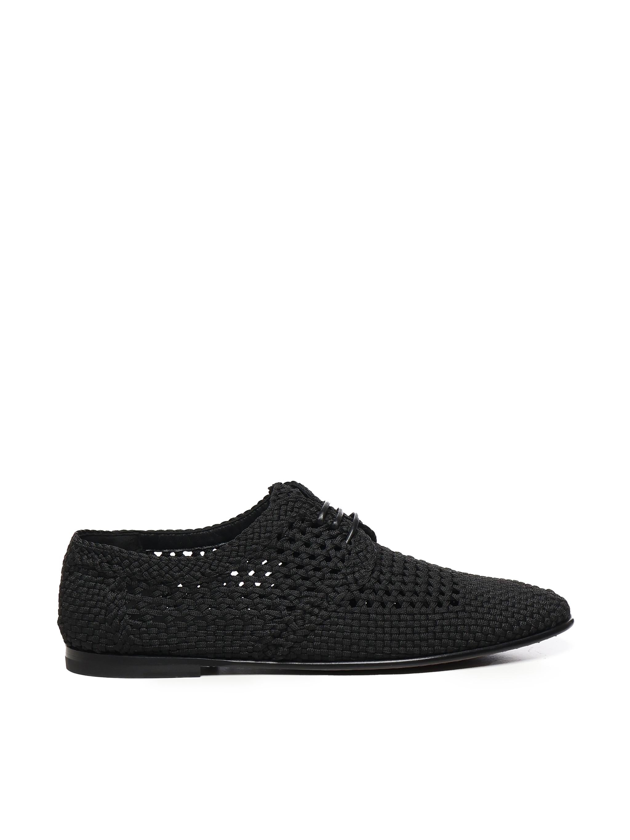 Derby in tessuto intrecciata A10863 A9L6480999 DOLCE & GABBANA 