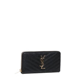 Portafogli Monogram in pelle 358094 BOW011000 SAINT LAURENT 