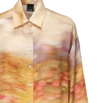 Camicia satin con stampa 104864 A2G0CN4 PINKO 