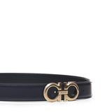 Cintura in pelle liscia con fibbia a Gancio 670141 0754463001 FERRAGAMO 