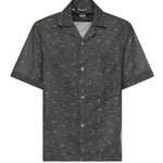 Camicia da bowling in lino e cotone M75CAMK09TES0M217 22 ELEVENTY 