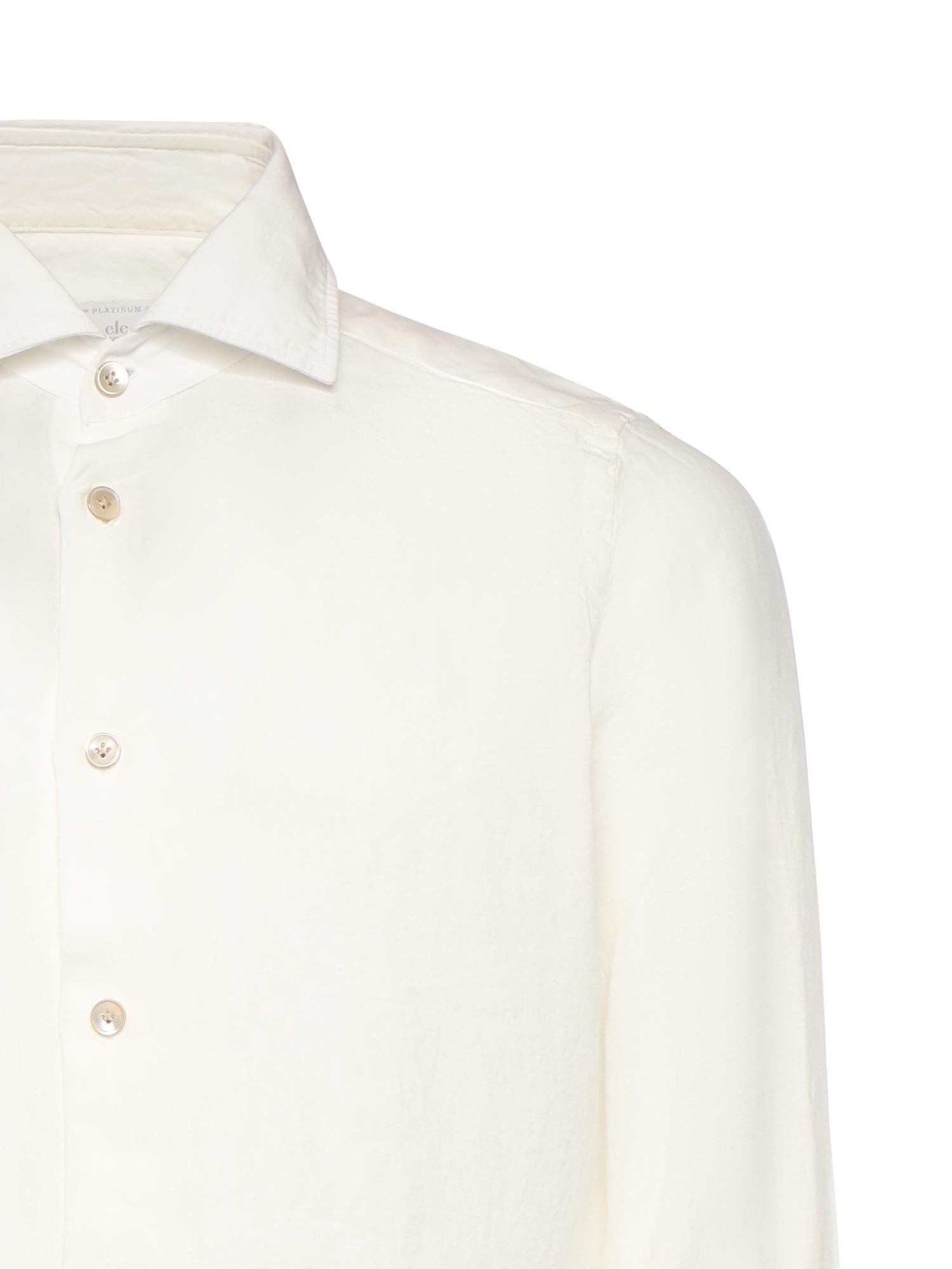 Camicia Dandy in lino M75CAMH11TET0I026 01NN ELEVENTY 