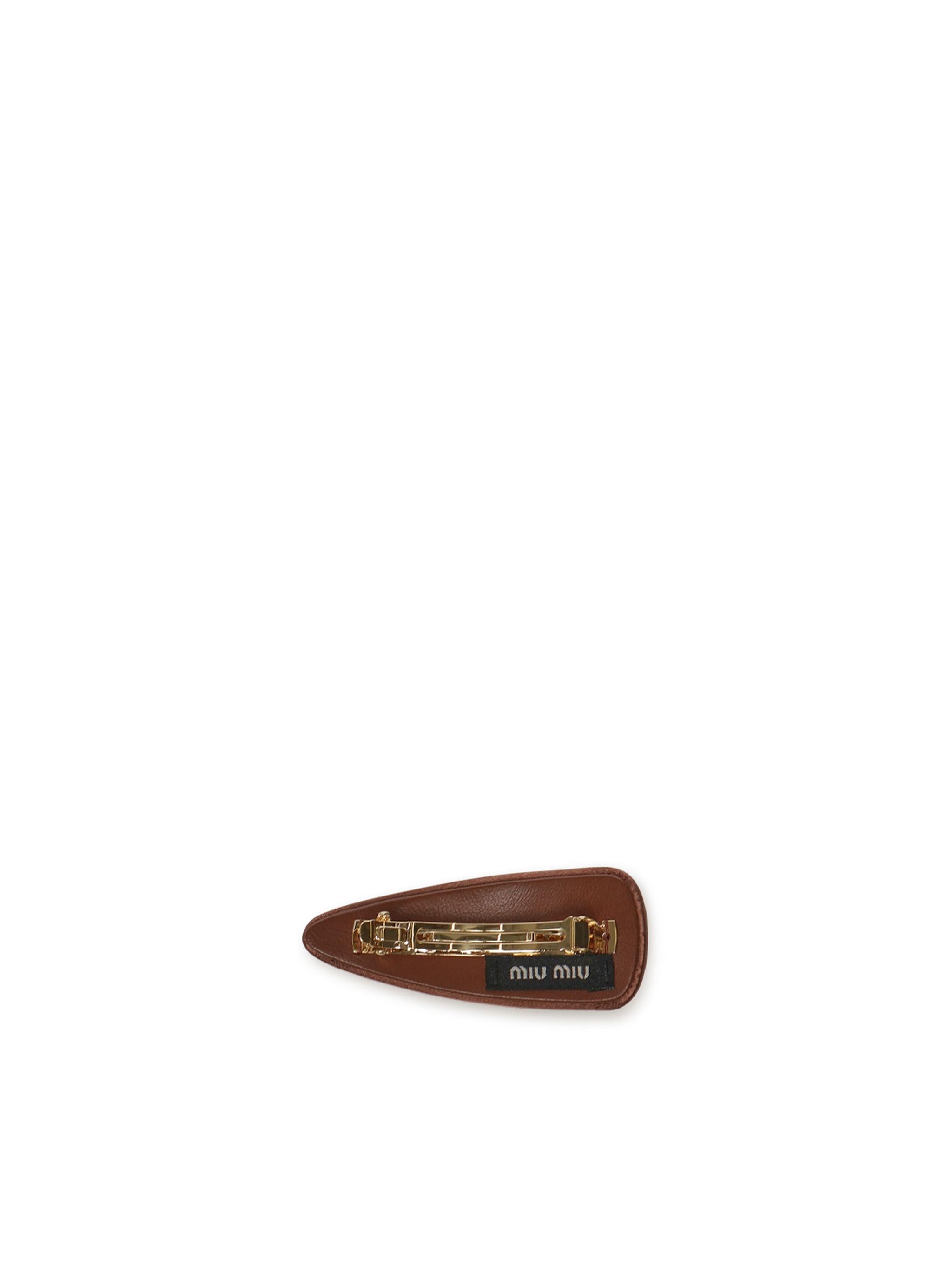 Fermaglio in raso 5IF092 049F0324 MIU MIU 