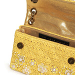 Mini bag Kensington in rafia 5576893999 YELLOW KURT GEIGER 