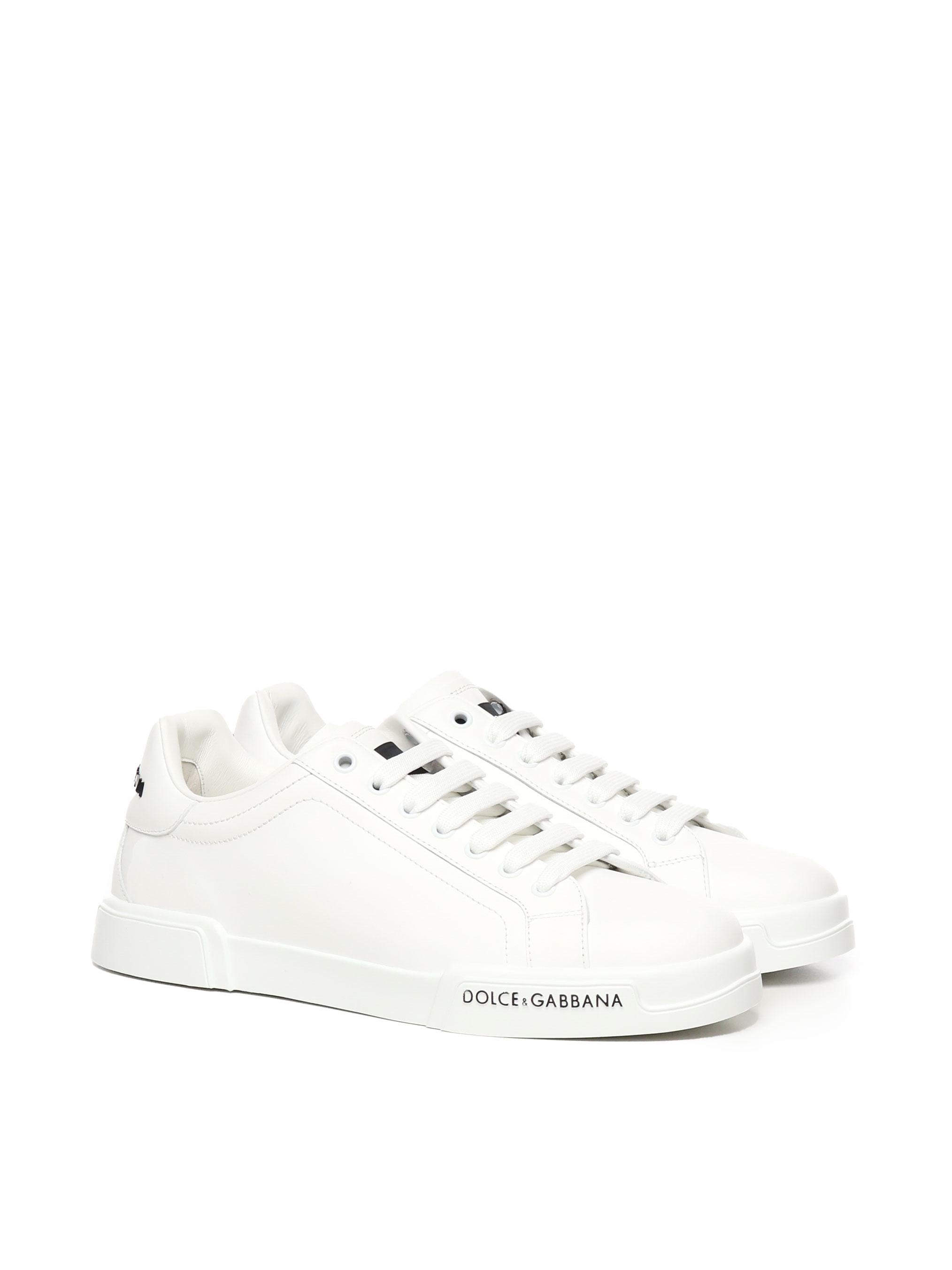 Sneaker Portofino in vitello nappato CS2332 AA33580001 DOLCE & GABBANA 