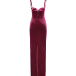 Abito bustier in jersey di velluto 794452 TKQ225061 BALENCIAGA 