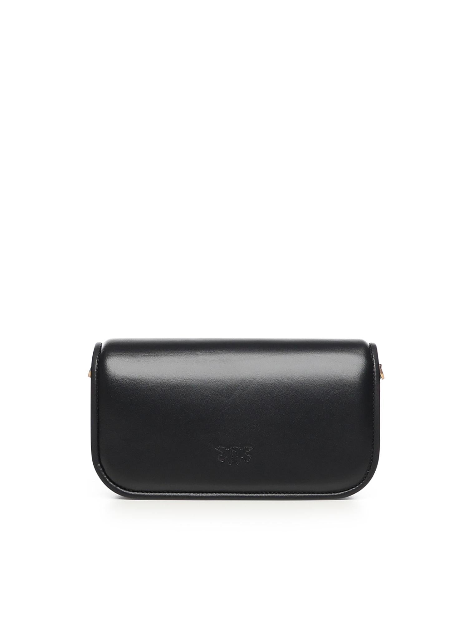 Borsa a tracolla piccola Love Box Horizontal in nappa 105083 A26LZ99Q PINKO 