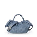 Borsa Ruffle con logo BIBP9E702P DENIM BIASIA 