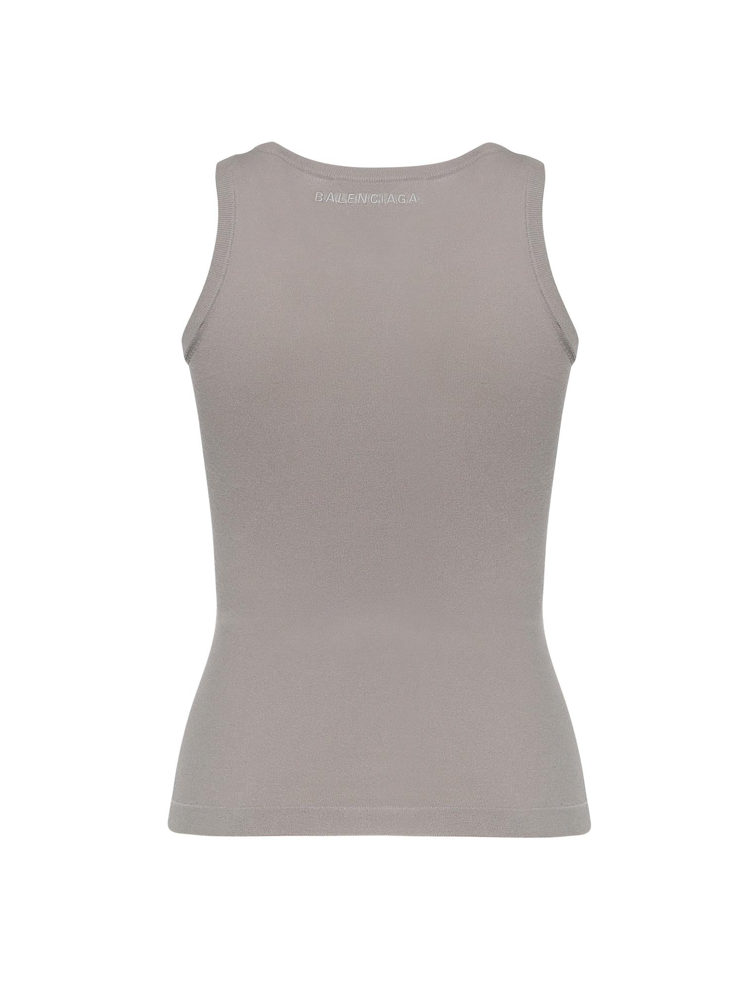 Canotta in maglia di viscosa 870175 T53471013 BALENCIAGA 