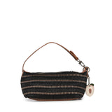 Borsa a spalla con logo 73BS9M803 CASSIENERO/CUOIO V° 73 