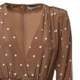 Abito a pois con volant FABX4109F4655 1885 ALESSANDRA RICH 