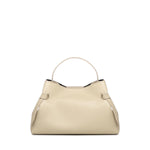 Borsa a mano Gyoza in pelle GYOZA PEBBLE GRAIN LEATHER ANGORA YUZEFI 
