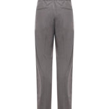 Pantaloni loose con pinces PT005V4 GRY BONSAI 