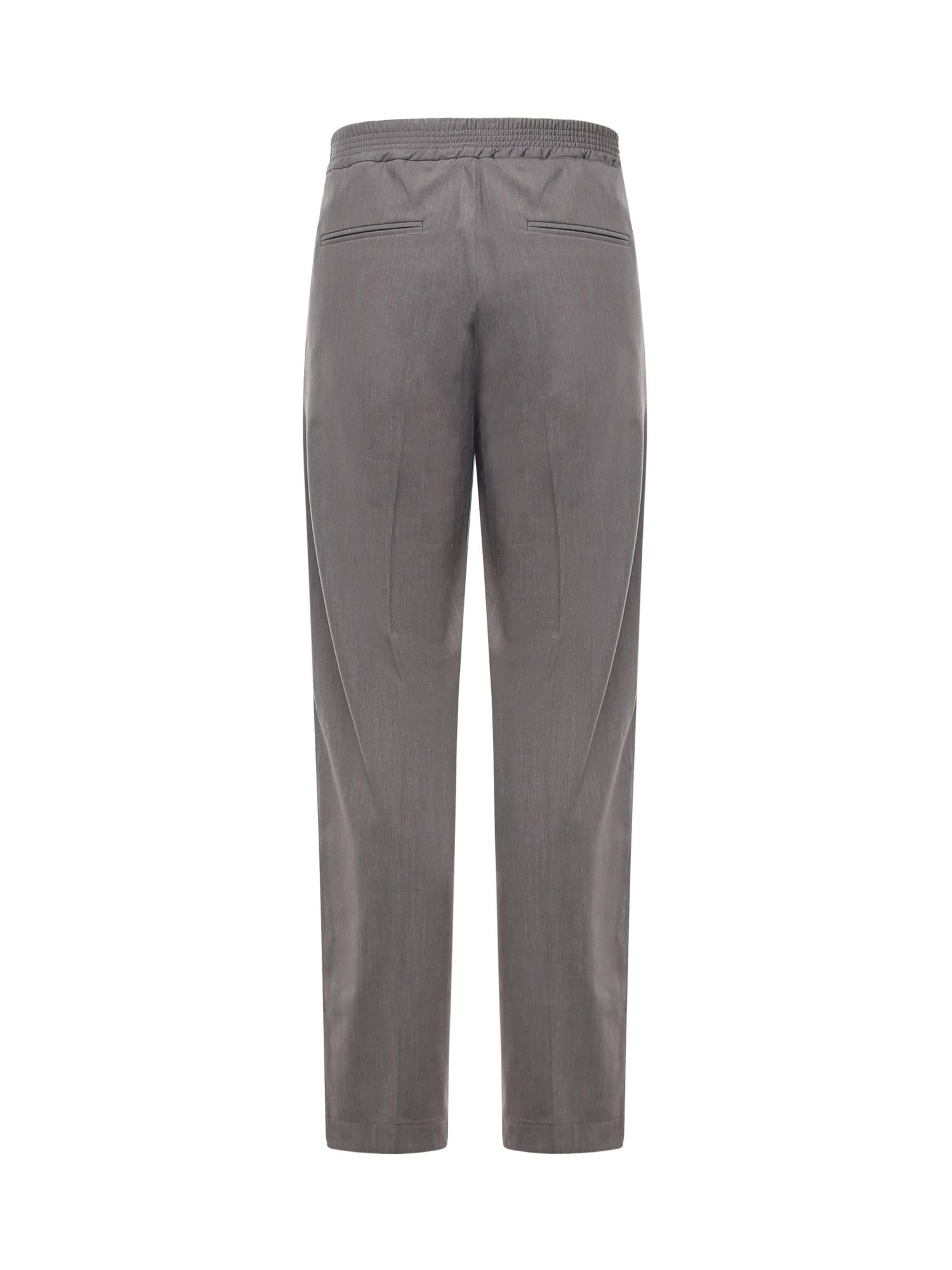 Pantaloni loose con pinces PT005V4 GRY BONSAI 