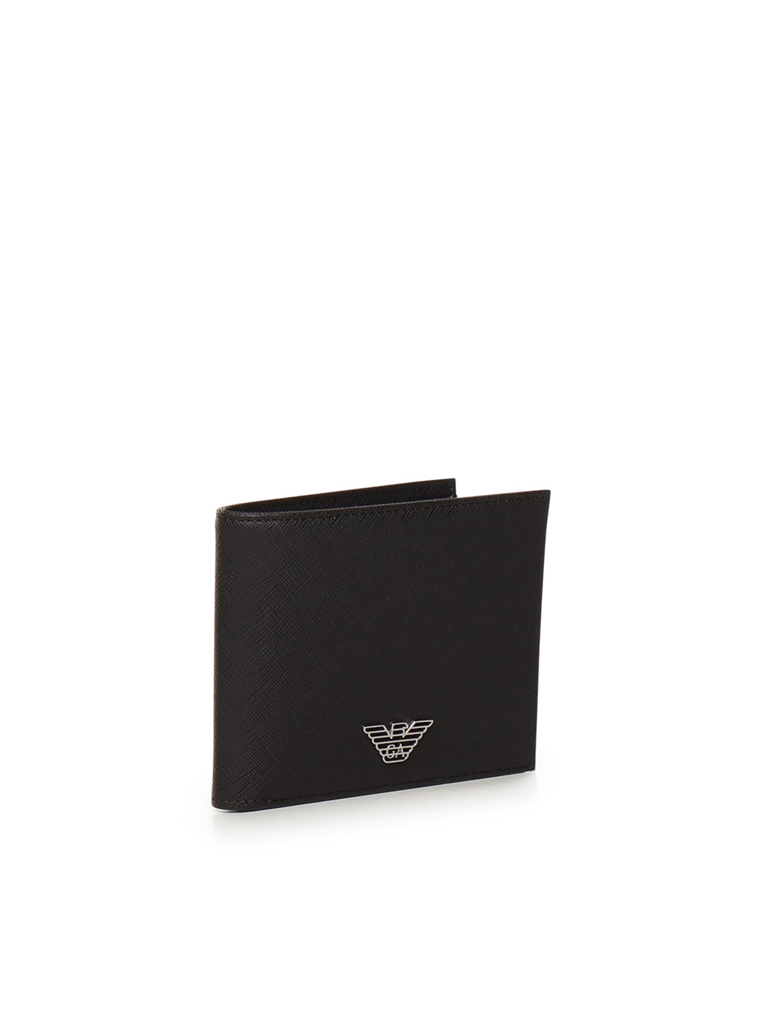 Portafoglio bifold in saffiano EM002521 AF13666UB104 EMPORIO ARMANI 