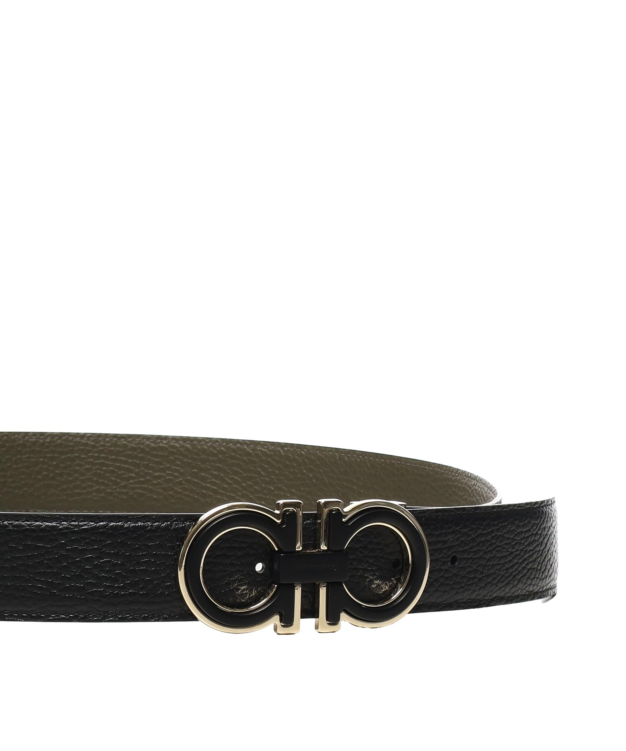 Cintura Gancini in pelle di vitello<BR/> 67A254 780266019 FERRAGAMO 