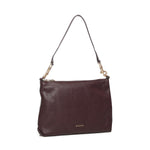 Borsa a spalla con logo BIBP9FA01 PRUGNA BIASIA 