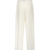Pantaloni in linen blend PT000222D 126891000 HERNO 