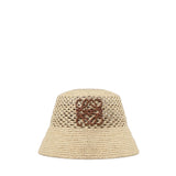 Bob Anagram in rafia e pelle di vitello<BR/> K820HB1XD0 2123 LOEWE 