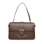 Borsa a spalla maxi Love Bag Slouchy in pelle 105067 A0QOL74Q PINKO 