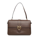 Borsa a spalla maxi Love Bag Slouchy in pelle 105067 A0QOL74Q PINKO 